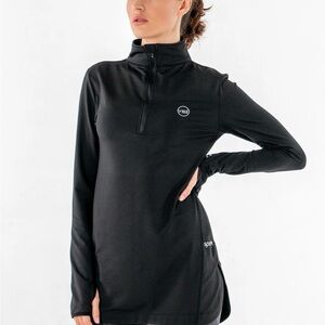 Spark Half-Zip, Black. Activewear